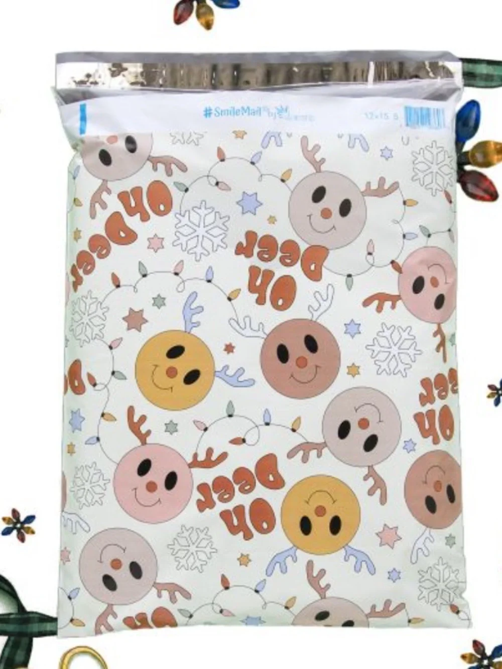 NEW!🦌10 Large Oh Deer Poly Mailers 12 x 15 inch